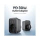 Зарядний пристрій Ugreen 3xUSB 30W Outlet Extender (2хUSB-A+USB-C) CD314 (90613) UGREEN 90613 928927 - зображення 8