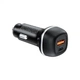 Зарядное устройство ColorWay USB-C PD65W + USB QC3.0 car adapter (CW-CHA068PD-BK) ColorWay CW-CHA068PD-BK 928782 - изображение 2