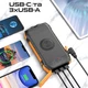 Батарея універсальна Promate 20000mAh PD/20W, QC/3/0, Solar, QI, IP65 (solartank-20pdqi.black) Promate solartank-20pdqi.black 928539 - зображення 6