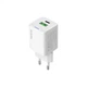 Зарядний пристрій ColorWay USB-C PD20W + 1xUSB QC4.0 white (CW-CHS062PD-WT) ColorWay CW-CHS062PD-WT 928783 - зображення 2