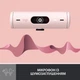 Веб-камера Logitech Brio 500 Rose (960-001421) Logitech 960-001421 928588 - зображення 4
