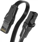 Патч-корд Vention Cat.6 UTP Patch Cable 0.75M Black (IBABE) - зображення 3