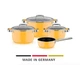 Набор кастрюль WMF Fusiontec Mineral Pro Mango Yellow 4 предмета 3201114070 - изображение 1