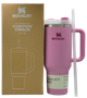 Термос термочашка Stanley Quencher H2.0 Tumbler Pink 1,18 л з нержавіючої сталі KT7001957 - зображення 1