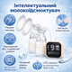 Молокоотсос двойной аккумуляторный электронный автоматчинный послеродовый аппарат для молока массаж груди тихий режим - изображение 1