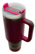 Термос термочашка Stanley Quencher H2.0 Tumbler з нержавіючої сталі Pink 1,18 л KT7001917 - зображення 6