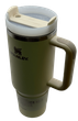 Термос термочашка Stanley Quencher H2.0 Tumbler з нержавіючої сталі Beige 1,18 л KT7001955 - зображення 6