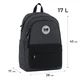 Рюкзак GoPack Education Teens 141L чорний, сірий (GO26-141L-4) - зображення 3
