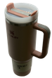 Термос термокружка Stanley Quencher H2.0 Tumbler из нержавеющей стали Brown 1,18 л KT7001916 - изображение 5