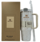 Термос термочашка Stanley Quencher H2.0 Tumbler Cream Marble 0,88 л з нержавіючої сталі KT7002009 - зображення 1