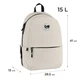Рюкзак GoPack Education Teens 188M-1 бежевий (GO26-188M-1) - зображення 3
