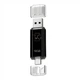 Флешка ЮСБ T&G 009 2&1 USB/Type C 16Gb USB Flash Drive 2.0 память 16 Гб Чорний - изображение 1