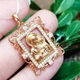 Ладанка Xuping Jewelry Божья матерь с младенцем 3.3см ширина 2см медзолото л340 - изображение 1