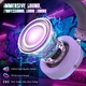 Геймерська бездротова (Bluetooth + 2,4G) гарнітура Attack Shark L30 PRO (вага 180 гр) White (L30PROW) - зображення 4