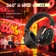 Геймерська бездротова (Bluetooth + 2,4G) гарнітура Attack Shark L30 PRO (вага 180 гр) Red (L30PROR) - зображення 5