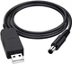 Кабель для роутера від повербанка USB - DC 9V підвищуючий перехідник 1 м Black - зображення 2
