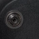 Кухонная мойка каменная Комфи чёрный Solid. Гранитная круглая из искусственного камня раковина на кухню - изображение 7
