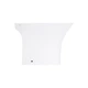 Биде напольное Qtap Presto Quadro 525×340×400 мм, White QTPRE29W49124 - изображение 3