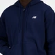 Чоловіче синє худі New Balance Stacked Logo 52 (XL) (MJ41501NNY) - зображення 4
