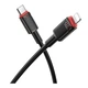 Кабель USB Borofone BX110, PD27W, Type-C to Lightning, 1m, Черный - изображение 1