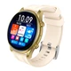 Смарт годинник Hoco Y38 AMOLED з функцією дзвінка, IP68, BT5.3, 300mAh, gold - зображення 1