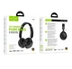 Беспроводные наушники HOCO Wave BT headphones W66, IPX4, BT5.4, AUX, 300mAh, 32h, black - изображение 5