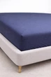 Простынь на резинке Ecotton Фланель 90х200 Зимняя коллекция Super Soft SB-199 Blue (2100024382002) - зображення 1