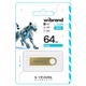 Флеш-накопитель Wibrand USB 2.0 Puma 64Gb Gold - изображение 2