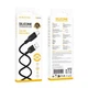 Кабель USB Borofone BX113, Silicone, Type-C, 3A, 3m, Чорний - зображення 5