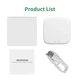 Шлюз розумний будинок ZBW01W Multiprotocol ZigBee Bluetooth Wi-Fi 2.4G SmartLife Tuya White - зображення 11