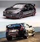 Модель авто Honda Civic Type R 1:32 черная | коллекционная металлическая JDM модель с открывающимися элементами - изображение 2
