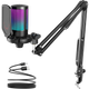 Студийный конденсаторный микрофон FIFINE A6T / RGB подсветка / Black - изображение 6