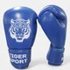 Боксерські рукавички Tiger Sport 12 oz сині вініл 151655 - зображення 4