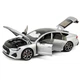 Металлическая машинка Автопром AUDI RS7 1:24 серебристая — свет, звук, открывающиеся двери, серия Classic, арт. AP7755 - изображение 2