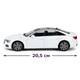 Металлическая машинка Audi A6L 1:24 Автопром — белая, свет, звук, двери - изображение 6