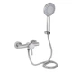 Змішувач для душу Lidz Aria 010 (з душовим гарнітуром) (k35) LDARI010NKS43361 Nickel - изображение 1