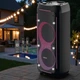 Караоке-колонка на колесах ZXX-6510 Bluetooth колонка з мікрофонами та пультом Акустична акумуляторна колонка з LED-підсвіткою - зображення 5