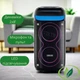 Аккумуляторная Bluetooth колонка с пультом и микрофоном ZXX-6520 Портативная колонка с двумя динамиками Музыкальная колонка с LED-подсветкой - изображение 1