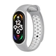 Ремінець для Xiaomi Mi Band 5/6/7 N Sport Grey/White - изображение 1