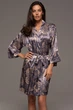 Шелковый халат–кимоно Mia-Amore 4683 2XL/3XL Принт - изображение 1