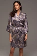 Шелковый халат–кимоно Mia-Amore 4683 2XL/3XL Принт - изображение 3