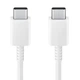 Кабель Foxconn Type-C - Type-C PD60W (3A) 1м для швидкого заряджання Samsung Super Fast Charge та передачі даних White - зображення 2