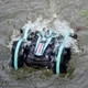 Машинка на пульті радіокерування Amphibious Stunt Car B500-2 2in1 Blue - изображение 2