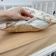 Комплект дитячої постільної білизни у ліжечко 120х60 см Oh My Kids «Лисички совенята» бежевий - зображення 4