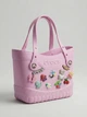 Сумка Crocs Medium Tote шоппер пудрового цвета - изображение 2