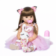 Реалистичная кукла Реборн 55 см Моника полностью силиконовая Doll Reborn Baby К0100101 - изображение 1