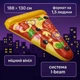 Надувной матрас Bestway «Пицца» 188×130 см — яркий пляжный плот 1,5-местный, до 110 кг - изображение 3