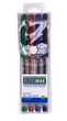 Набір з 4 гелевих ручок Buromax пластиковому пеналі (BM.8440) - зображення 1