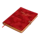 Щоденник датований A5 VELOUR червоний штучна шкіра (BM.2134-05) - зображення 2