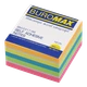 Стікер для нотаток Buromax 75х75мм 450арк неон 5 кольорів+білий (BM.2317-98) - зображення 1